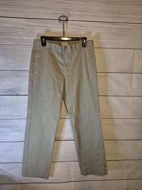 Cat & Jack Light Khaki Boy's Uniform Chino Pants Adjustable Waist 14 Husky